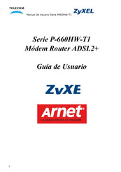 Zyxel P-660HW-T1 Serie Guía De Usuario