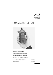 HOMMELWERKE T500 Manual De Instrucciones