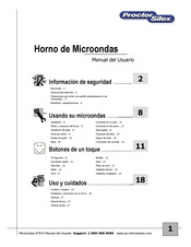 Proctor Silex 87014 Manual Del Usuario