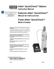 MSA Altair QuickCheck Manual De Instrucciones