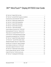 3M MicroTouch M1700SS Guia Del Usuario