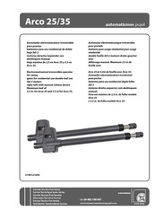 Automatismos Pujol Arco 35 Manual De Instalación