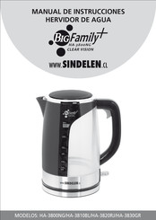 Sindelen HA-3810BL Manual De Instrucciones