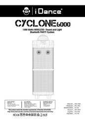 iDance CYCLONE6000 Guia De Inicio Rapido