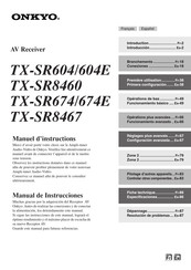 Onkyo TX-SR8460 Manual De Instrucciones