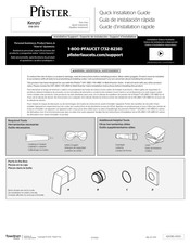 Pfister Kenzo 016-DF0 Guía De Instalación Rápida