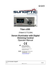 Sunoptic Surgical Titan x350 Manual De Usuario