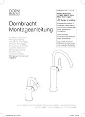 Dornbracht 33 533 809-FF 0010 Instrucciones De Montaje