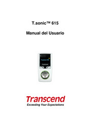 Transcend T.sonic 615 Manual Del Usuario