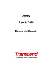 Transcend T.sonic 820 Manual Del Usuario