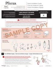 Pfister Raya F-529-7RY Guía De Instalación Rápida