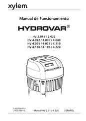 Xylem HYDROVAR HV 4.075 Manual De Funcionamiento