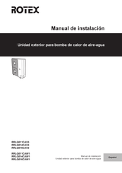Rotex RRLQ011CAV3 Manual De Instalación