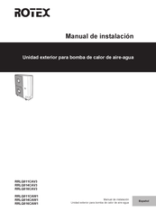 Rotex RRLQ016CAW1 Manual De Instalación