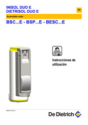 De Dietrich BSP 300 E Instrucciones De Utilizacion