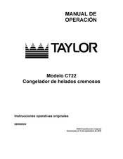 Taylor C722 Manual De Operación