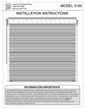 Janus 3100 Instrucciones De Instalación