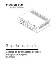 Avigilon ENC-4P-H264 Guia De Instalacion