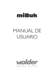 Wolder miBuk LIFE Manual De Usuario