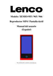 Lenco XEMIO-965 Manual Del Usuario