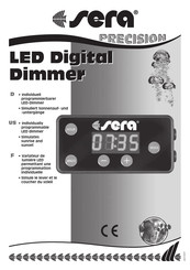 Sera PRECISION LED DIGITAL DIMMER Manual De Instrucciones