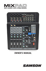 Samson MIXPAD MXP124FX El Manual Del Propietario