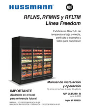 Hussmann Freedom RFMNS Manual De Instalación Y Operación