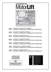 Chamberlain MotorLift HC600MLS Manual De Instrucciones Para La Instalación