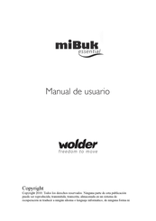 Wolder miBuk ESSENTIAL Manual De Usuario