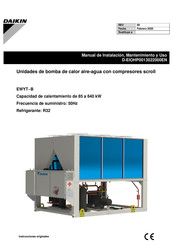 Daikin D-EIOHP0013022000EN Manual De Instalación, Mantenimiento Y Uso