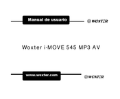 WOXTER i-MOVE 545 MP3 AV Manual De Usuario