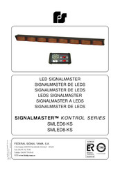 Federal Signal VAMA SIGNALMASTER KONTROL SMLED8-KS Manual De Instrucciones