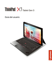 Lenovo ThinkPad X1 Tablet Gen 3 Guia Del Usuario