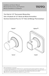 Toto Aquia TS416T Manual De Instrucciones Y Del Propietario