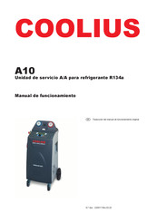 COOLIUS A10 Manual De Funcionamiento