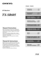 Onkyo TX-SR605 Manual De Instrucciones