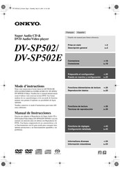 Onkyo DV-SP502 Manual De Instrucciones