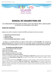 Leotec ALLO GPS Manual De Usuario