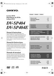 Onkyo DV-SP404 Manual De Instrucciones