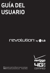 LG Revolution verizon 4G LTE Guia Del Usuario