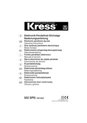 KRESS 552 SPS Instrucciones De Servicio