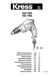 KRESS 455 TBS Instrucciones De Servicio