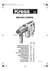 KRESS BMH 600 CARBON Instrucciones De Servicio