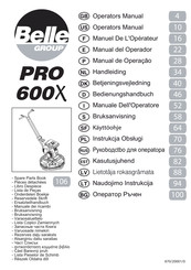 Belle Group PRO 600X Manual Del Operador