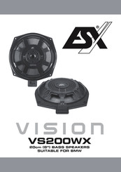 ESX Vision Serie Manual De Instrucciones
