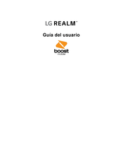 LG boost mobile REALM Guia Del Usuario