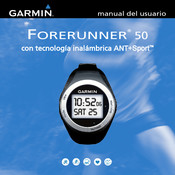 Garmin FORERUNNER 50 Manual Del Usuario