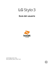 LG boost mobile Stylo 3 Guia Del Usuario