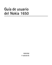 Nokia 1650 Guía De Usuario