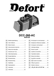 Defort DCC-260-AC Instrucciones De Servicio